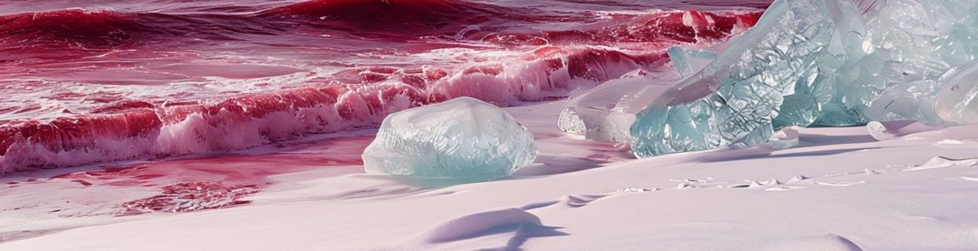 Каспий окрасился в красный бурый цвет в районе Актау